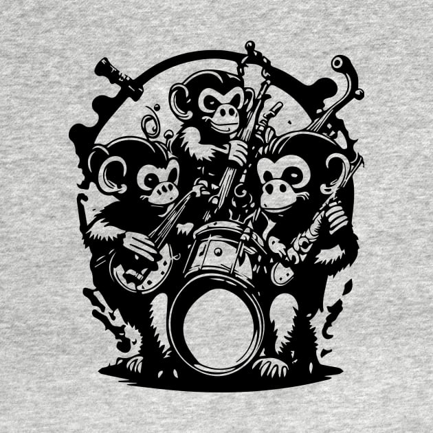 jazz monkeys by lkn